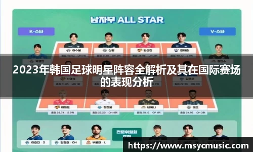 2023年韩国足球明星阵容全解析及其在国际赛场的表现分析