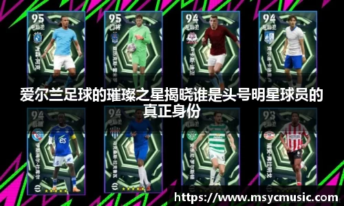 爱尔兰足球的璀璨之星揭晓谁是头号明星球员的真正身份